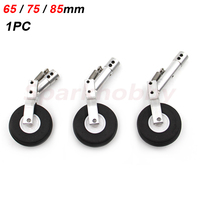 1PC 65mm 75mm 85mm Aluminum Alloy Belt Spring Mini Kneeling Position Landing Gear For Fixed Wing RC Airplane DIY accessories