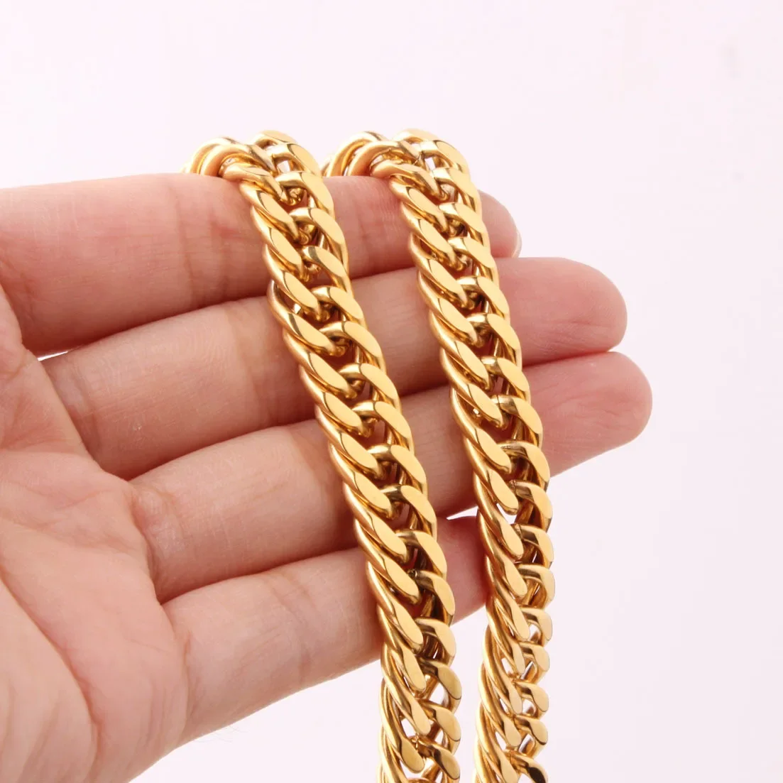 6mm Stainless Steel Miami Cuban Link Chain Dog Cat Chain Pet Jewelry Accessories 18inch