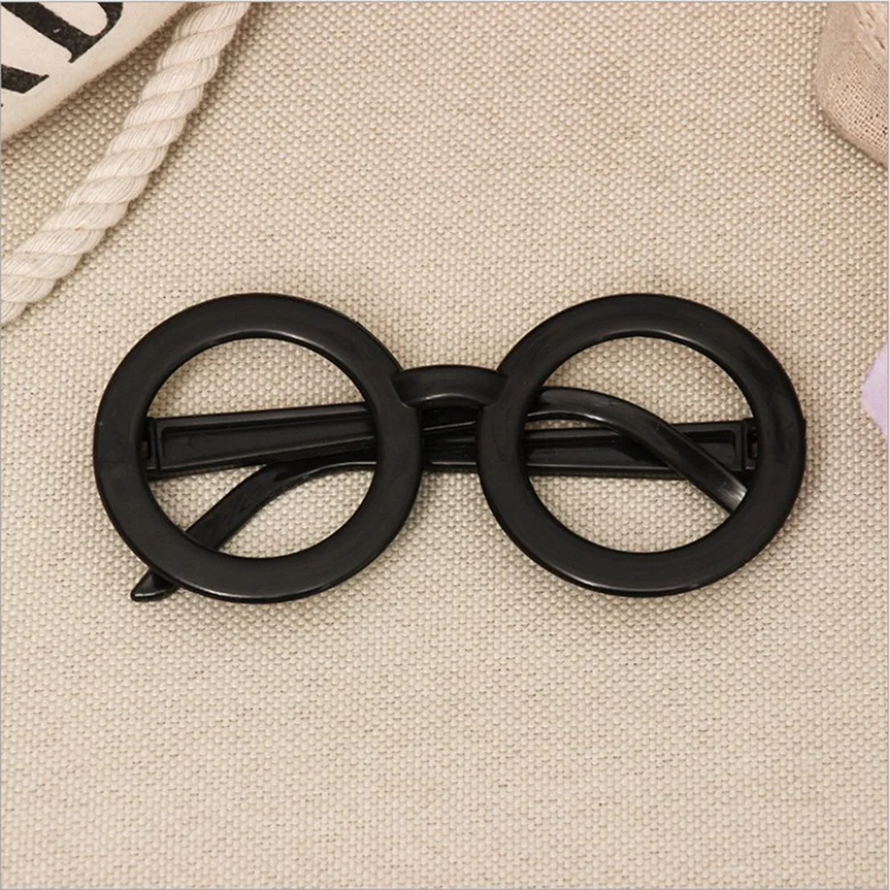 6 szt. Kolorowe oprawki okularów z motywami z kreskówek, plastikowe okulary dla dzieci i nastolatków, upominek na przyjęcie urodzinowe, zabawne okulary imprezowe, losowy kolor