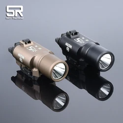 Tactical X300 Flashlight Metal LED Scout Light Mount Airsoft Equipment Weapon Hunting For Glock Gun White Light Mount 20mm Rail