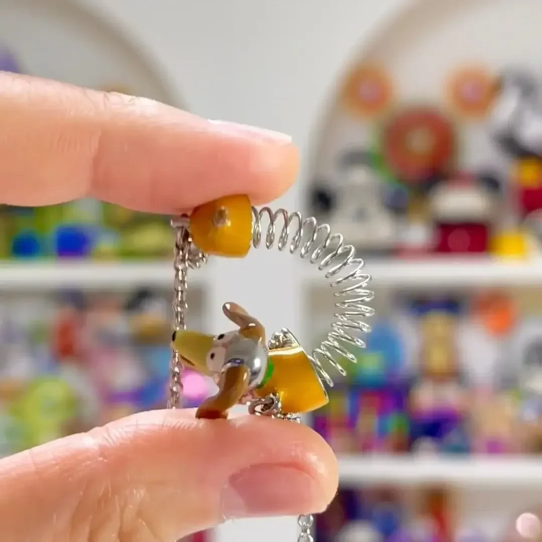 قلادة الكلب سلينكي للأطفال ، قلادة بسيطة وشخصية ، هدية سلسلة طوق كلب لطيف ، متعة ومبتكرة الكرتون