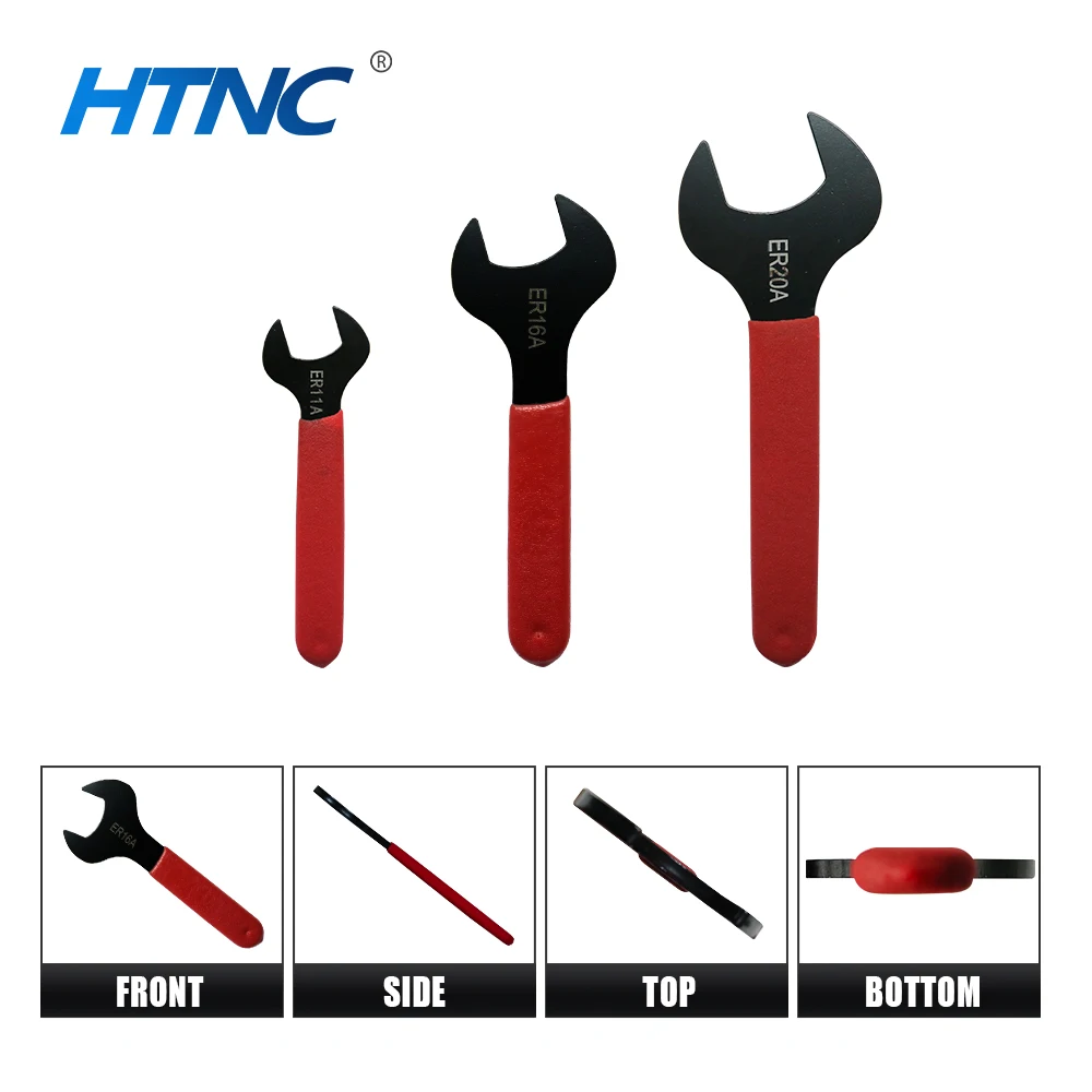 Hot Sales Wrench Spanner ER11A ER16A ER20A Carbon Steel  For Collet Chuck Holder Removal Repairing Hand Tools