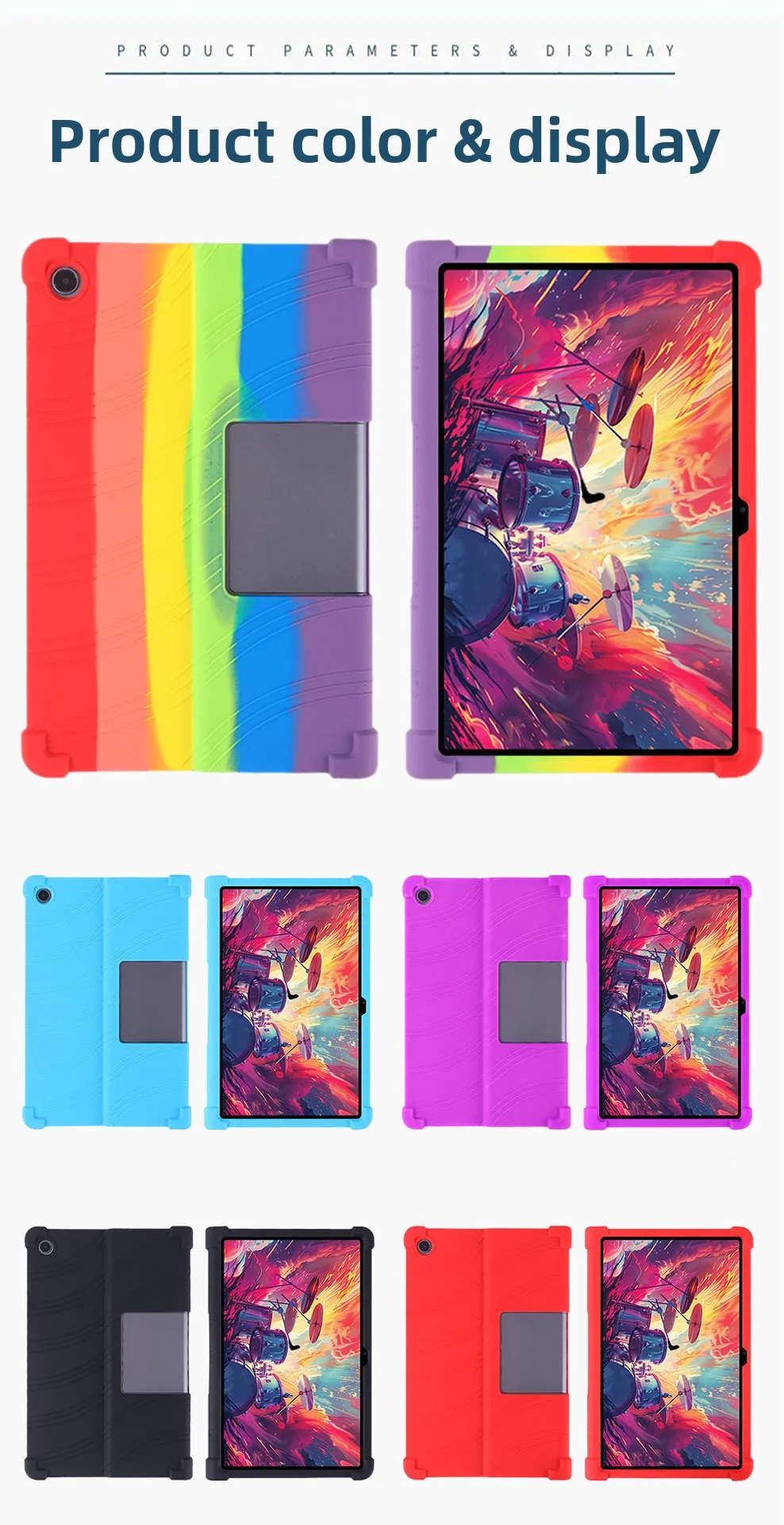 FÜR Lenovo Tab Plus Hülle 11,5 Zoll Silikon Stoßfeste Standhülle TB351FU Xiaoxin Pad Studio – Detail 8