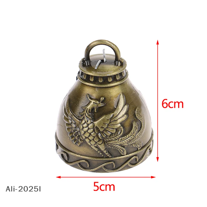 

【I】1PC Antique Bell For Good Luck Lucky Blessing Feng Shui Wind Chime Bell