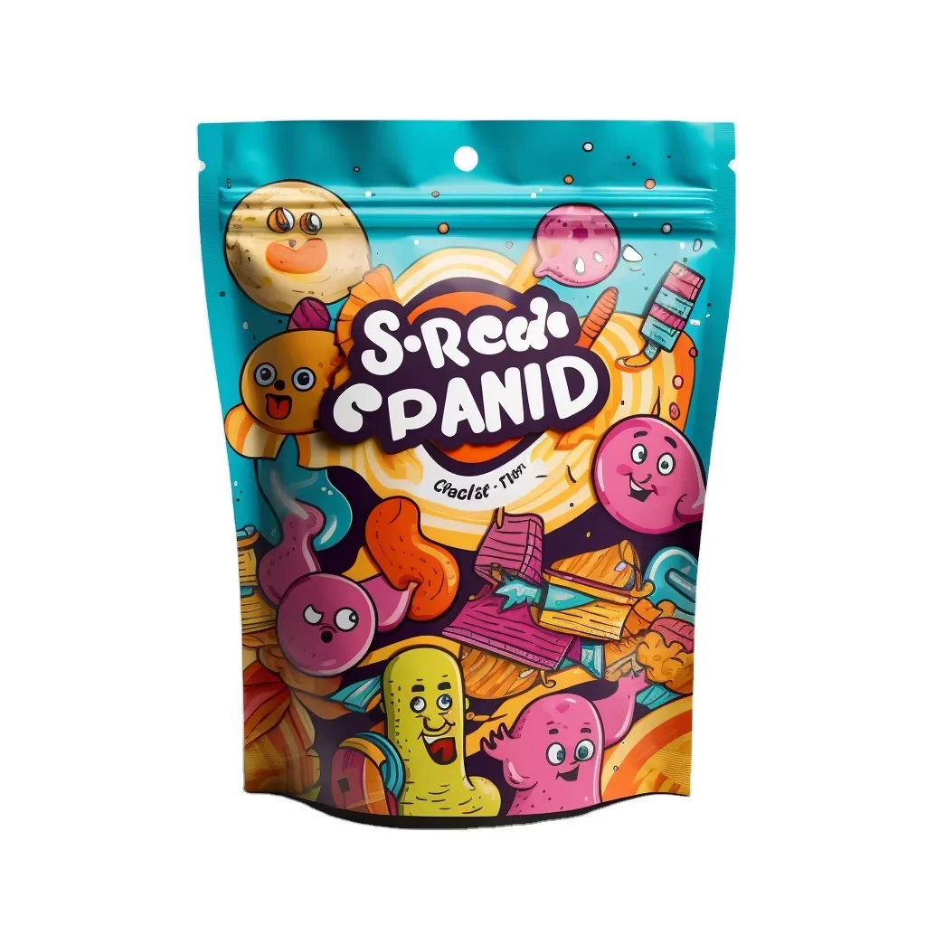 Custom Printed Zipper Packaging Bags｜Sweets Snacks Candy Ziplock Bags｜Food Stand-Up Pouch Packaging
