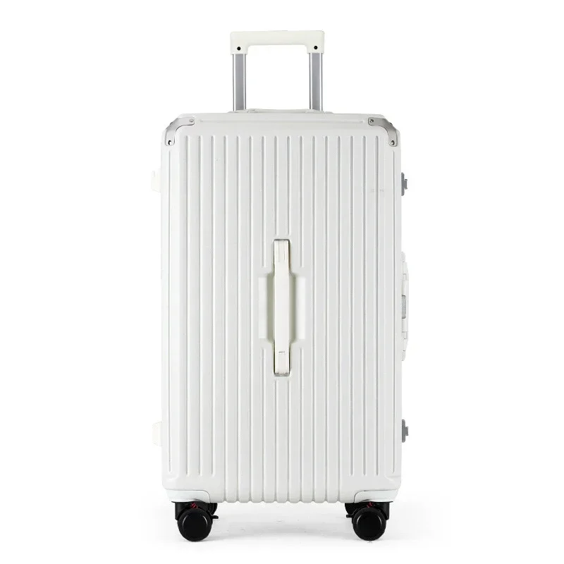 Design Suitcase Travel Rolling Luggage Large Capacity Trunk Aluminum Frame Sturdy Suitcases Silent Universal Wheel Luggage Case