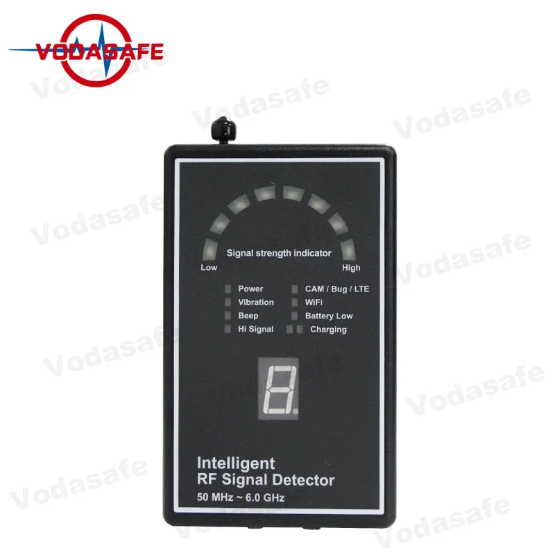 Vodasafe Anti-Eavesdropping Device Detector 50 MHz ~ 6.0 GHz Frequency Radio Wave Detector