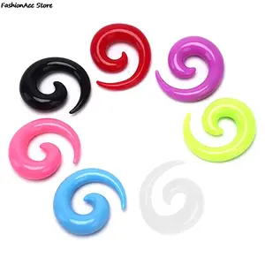 Caracol espiral Taper carne túnel maca orelha, expansor, estiramento Plug, moda, 16pcs por conjunto 10 principais vendas espiral alargador - №7