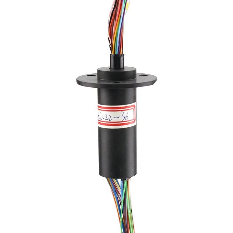 miniature slip ring high technique with flange SRC022-36