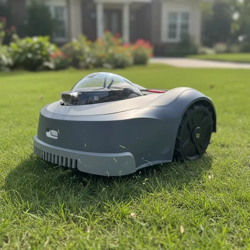 R obotic Lawn Mower - Cordless Electric Self-Propelled Li-ion Battery Remote Controlled Pruning Robo t for Garden