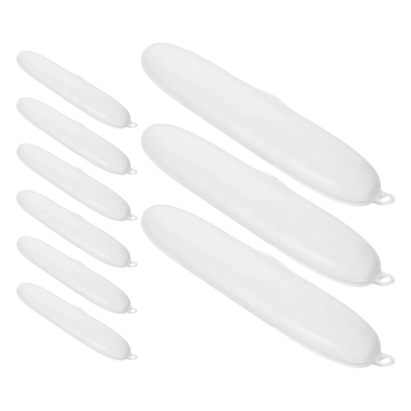 8Pcs Portable Utensil Holder Silicone Baby Spoon Fork Storage Box Transparent Dustproof Lid Toddler Cutlery Organizer Reusable