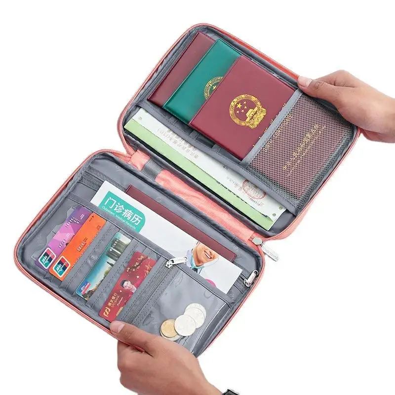 

Travel Passport Cover Waterproof Passport holder Holder Multi-Function ID Document Wallet Organizer Credit Card Accessories