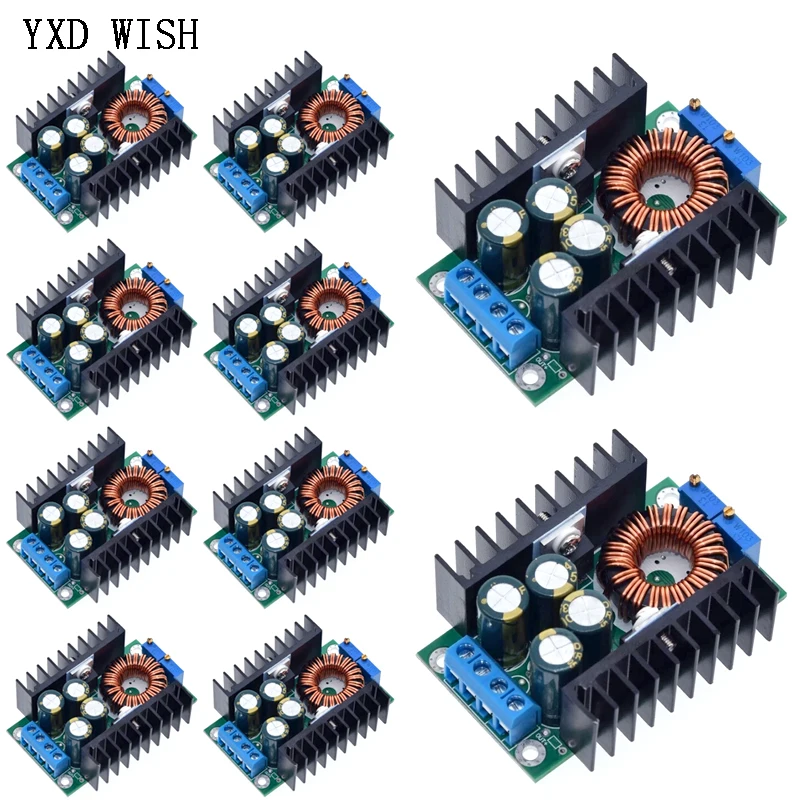 

10pcs 300W XL4016 DC-DC Step Down Buck Converter 5-40V To 1.2-35V Adjustable Power Supply Module LED Driver Max 9A