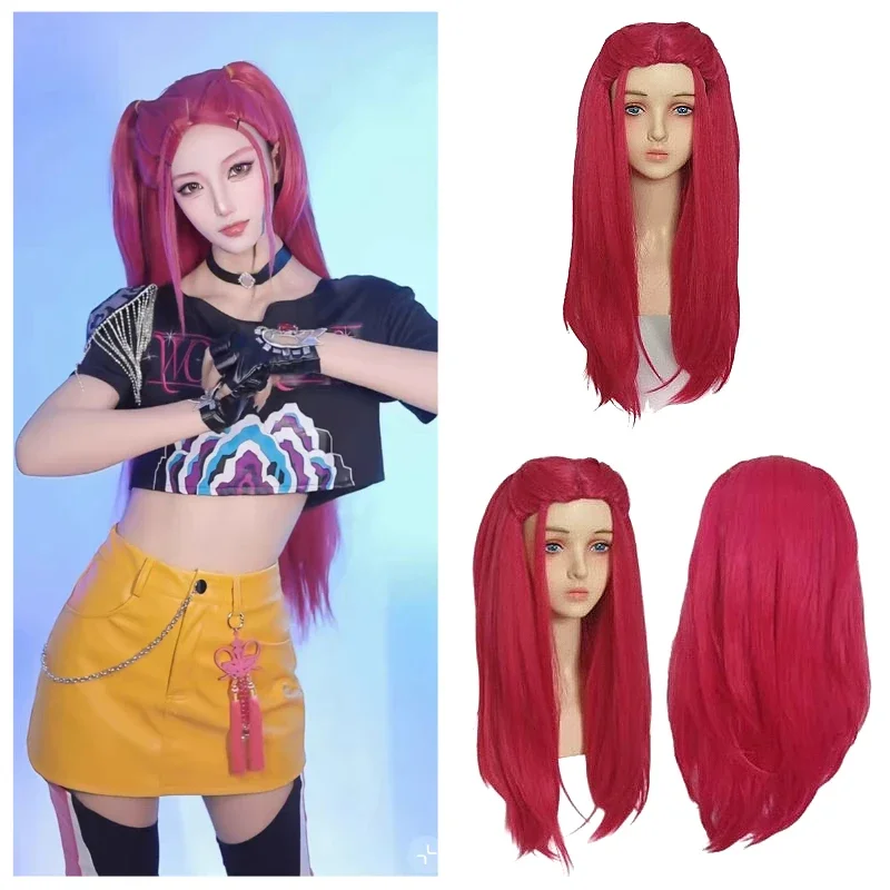 Kid Anime Kpop Demon Hunters Wigs Cosplay for Rumi Mira Zoey Cosplay Wigs WigCap Christmas Halloween Cosplay Costumes Wigs