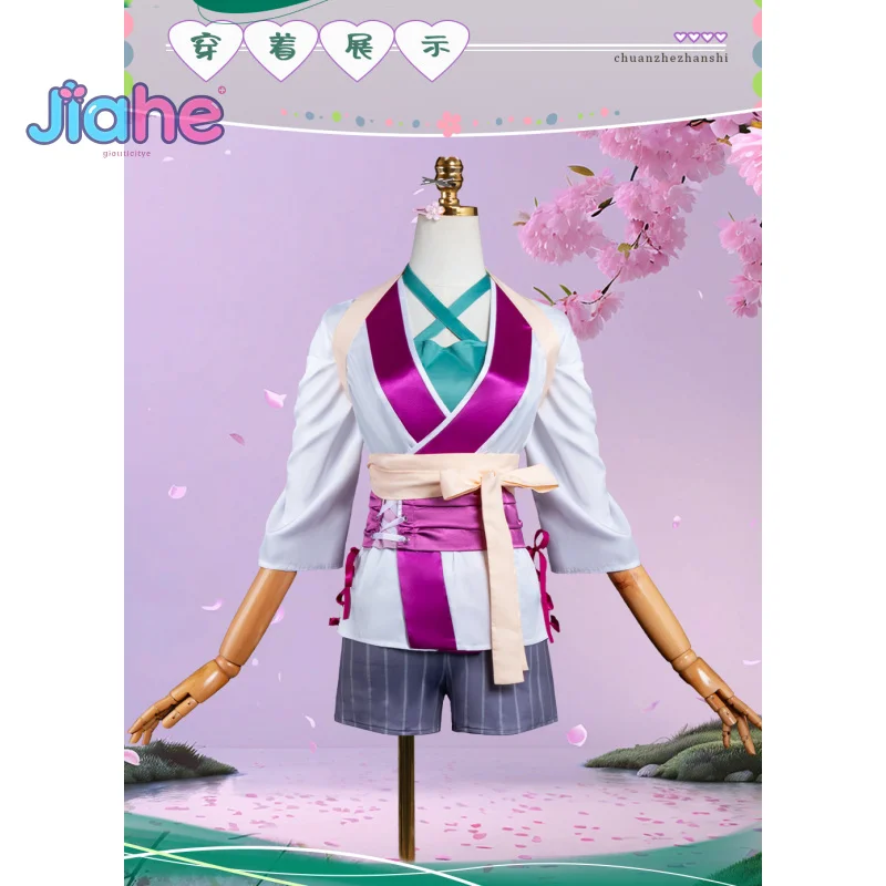 

Senren*Banka Matsuko Hitachi Cosplay Costume Danganronp New Sweet girl kimono jacket shorts accessories prop Halloween uniform