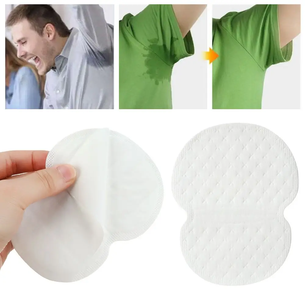 Parche desodorante antisudor autoadhesivo para hombre y mujer, almohadillas para el sudor para axilas, ropa de vestir de verano