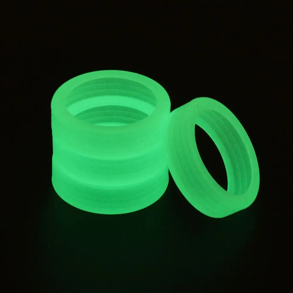 4/8Pcs Silicone Luminous Luggage Wheels Protector Luggage Accessories Noise Wheels Guard Cover Luggage Caster shoes Luminous