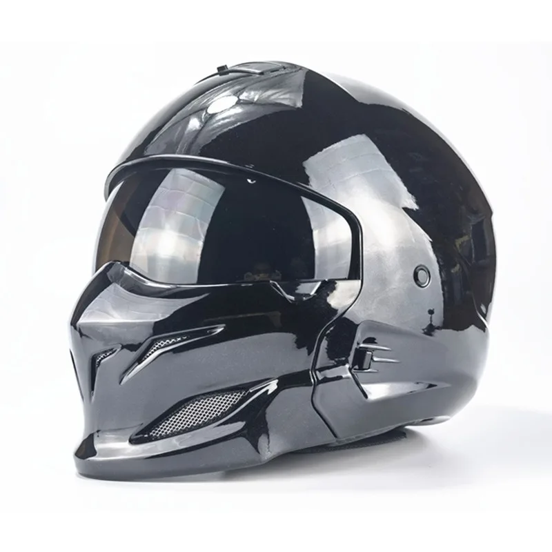 

ZDK Motorcycle Helmets Full Helmet Locomotive Men's Women's Four Seasons Comfortable and Breathable Non-Scorpion Retro Helmet