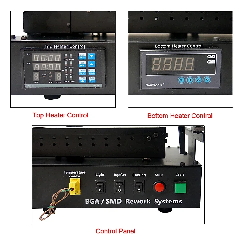 220V LY IR8500 IR6500 V2 BGA Rework Station 2 Zones Infrared Motherboards Mobile Laptop Chip PCB Repair Soldering Machine