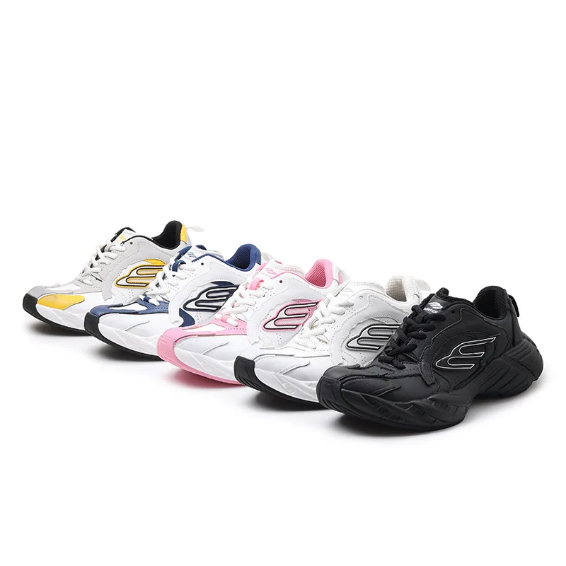 

Новая мужская и женская дышащая повседневная спортивная обувь с низким вырезом. Дизайнерская мужская и женская спортивная обувь для пар на толстой подошве со шнуровкой.