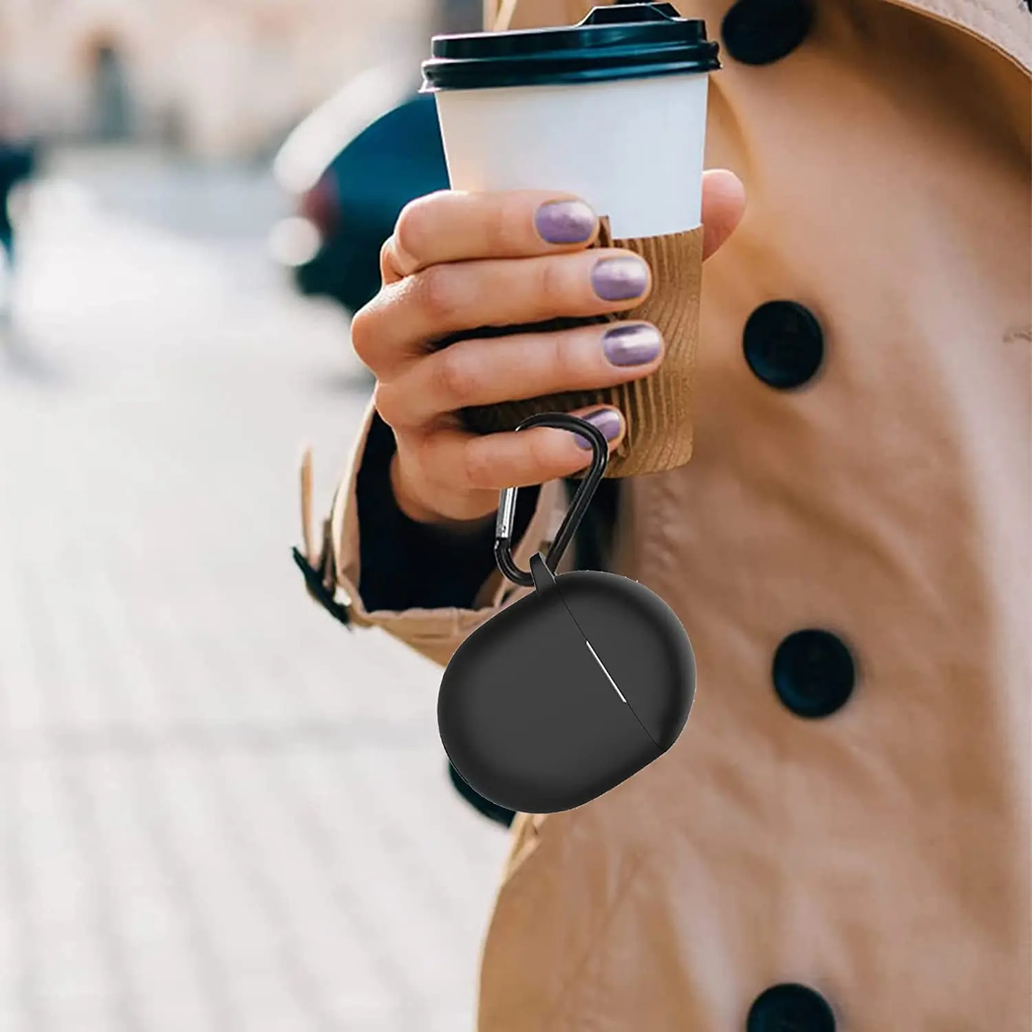 Per Google Pixel Buds Pro custodia protettiva in Silicone con portachiavi custodia antiurto per auricolari per Google Pixel Pro 2022