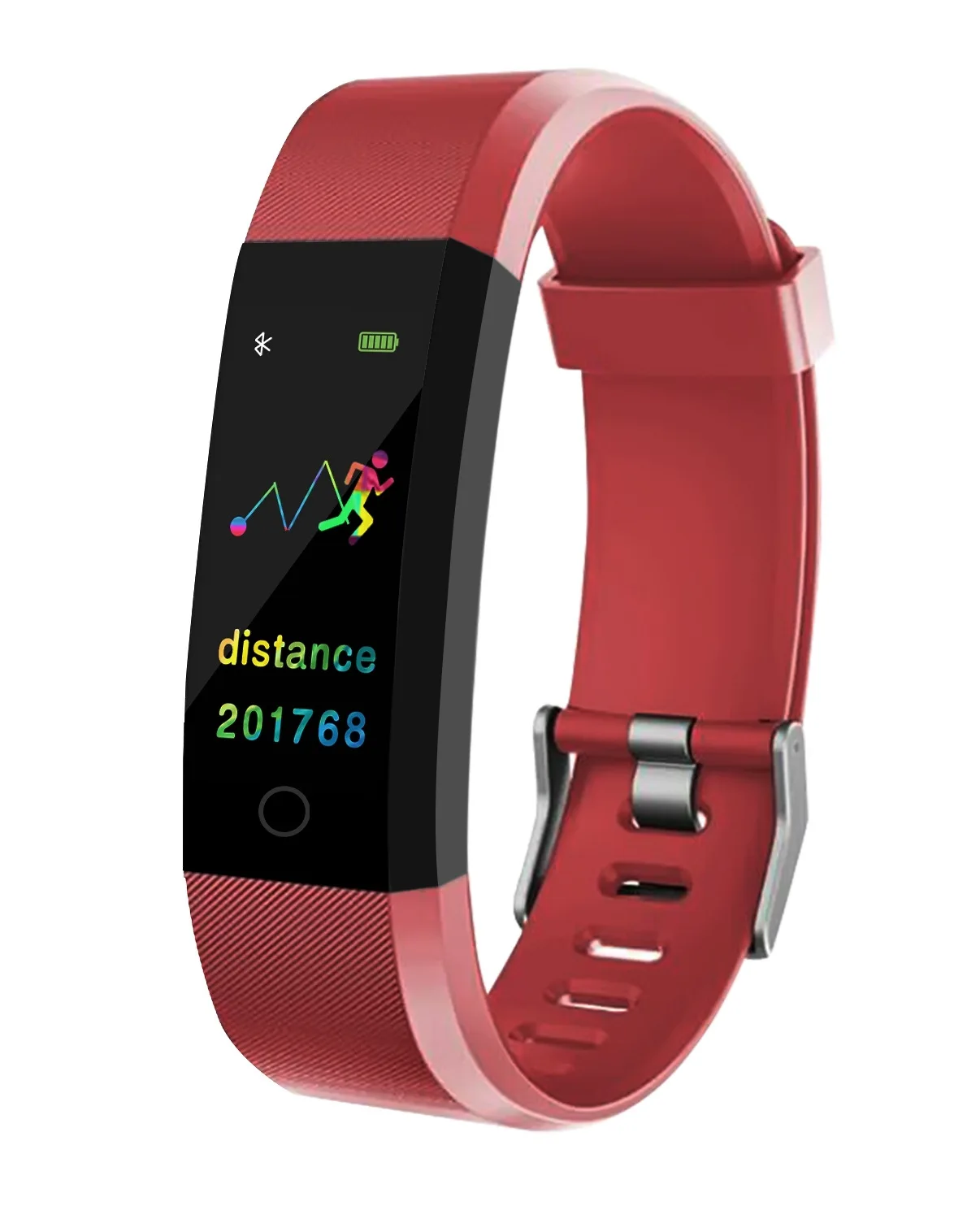 Smart Armband Stappenteller Stappenteller Calorie Fitness Smart Horloge Lopen Tracker Mannen Vrouwen Gezondheid Bloeddruk Polsband