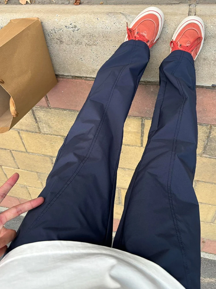 

Cleanfit Blue Soft Men's Cargo Pants Quick Dry Casual Straight Leg Workwear Trousers American Style Long Pants