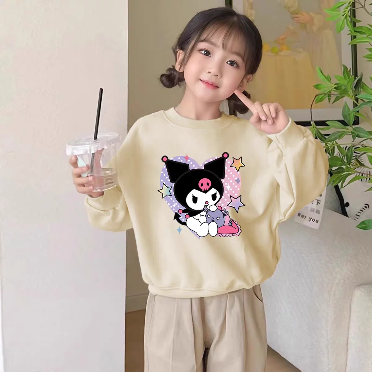 طفل الفتيات 100% ملابس قطنية طفل لطيف كونومي مطبوعة البلوز الأطفال الخريف موضة كم طويل تي شيرت الصبي الملابس