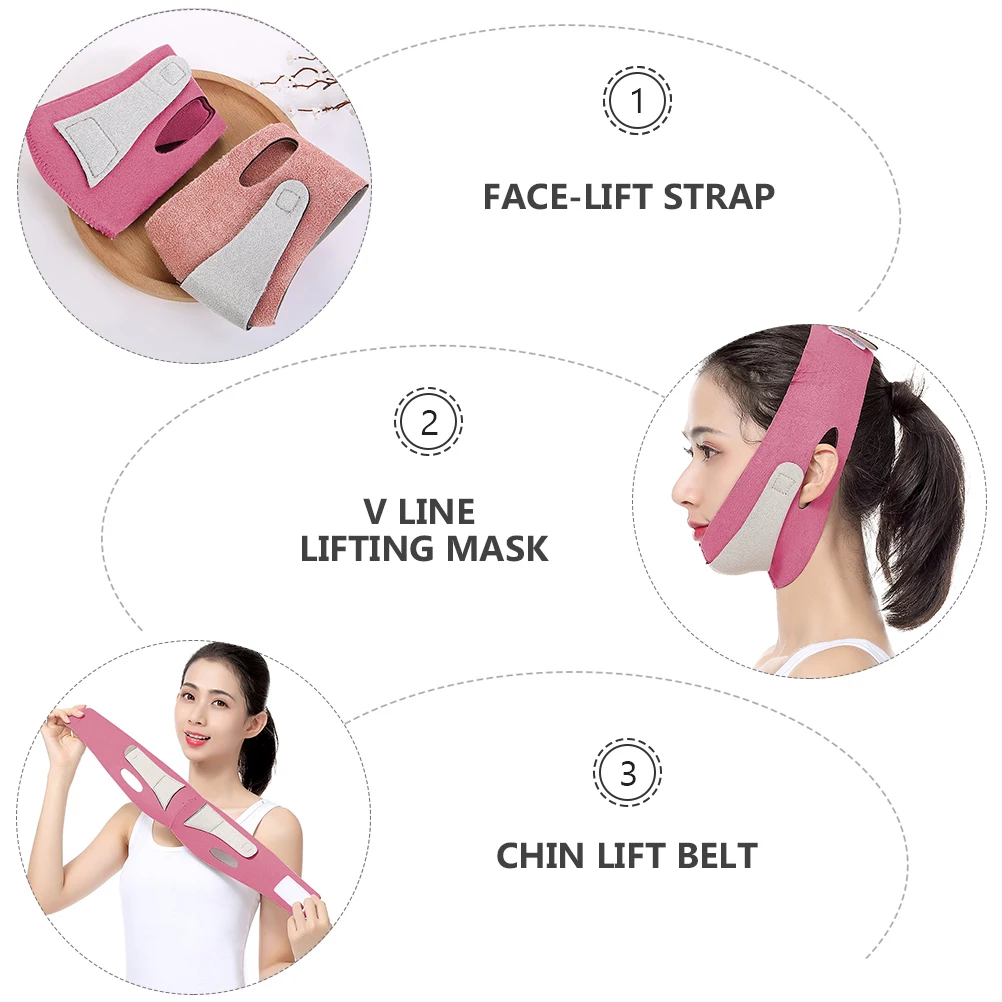 

Facial Beauty Bandage V Shaped Slimming Strap Soft Double Chin Reducer For Men Women Lifting Belt Firming