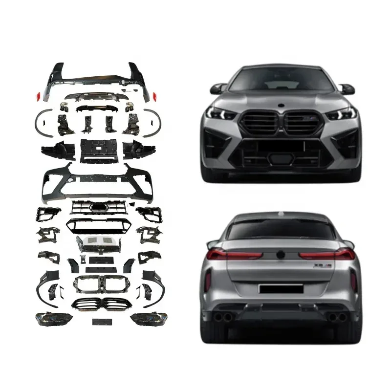 

Обновление 2023y+ X6 G06 до 2024y G06 LCI X6M, комплект кузова, комплект Facelift для автомобильных аксессуаров, автозапчасти