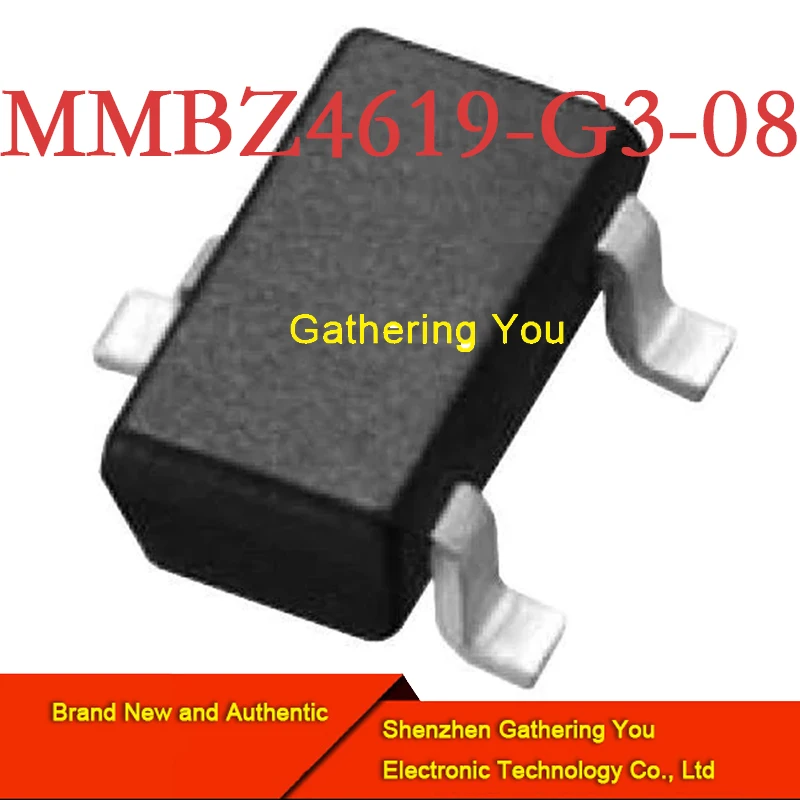 MMBZ4619-G3-08 SOT23 Zener diode 3.0volt 0.225W 5%  Brand New Authentic