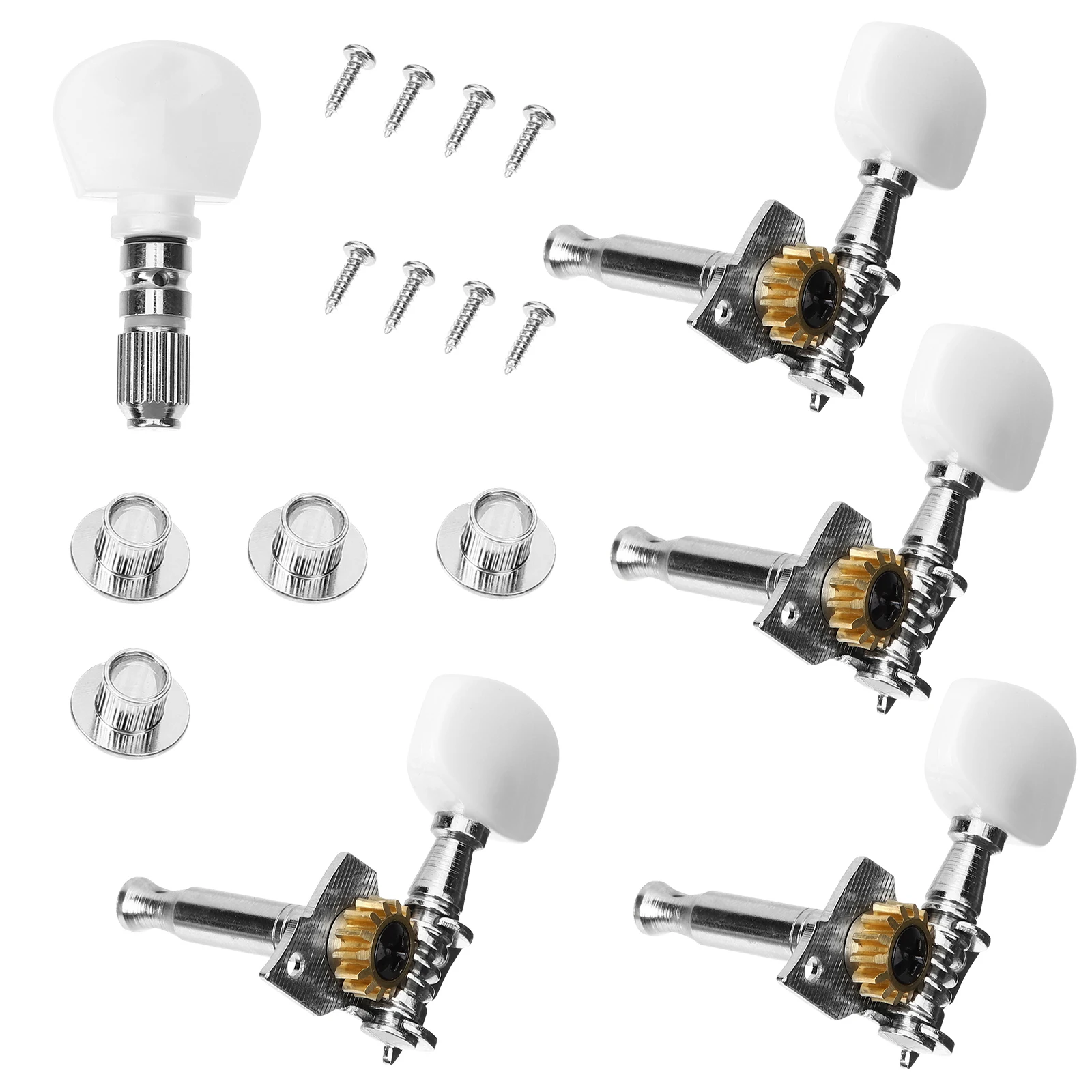 

Guitar String Alignment Banjo Tuning Pegs Zinc Alloy Durable Machine Head Parts Easy Installation Long Use Resistance Rust tuner