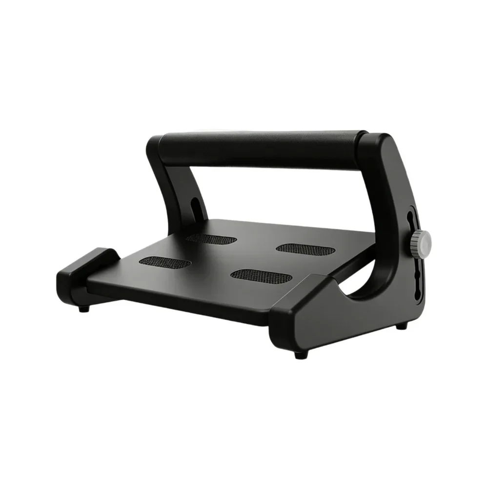 Adjustable Angle Under Desk Footrest Non-Skid Bottom Ergonomic Adjustable Footstool 5 Level Smooth Edge Office Desk Foot Rest