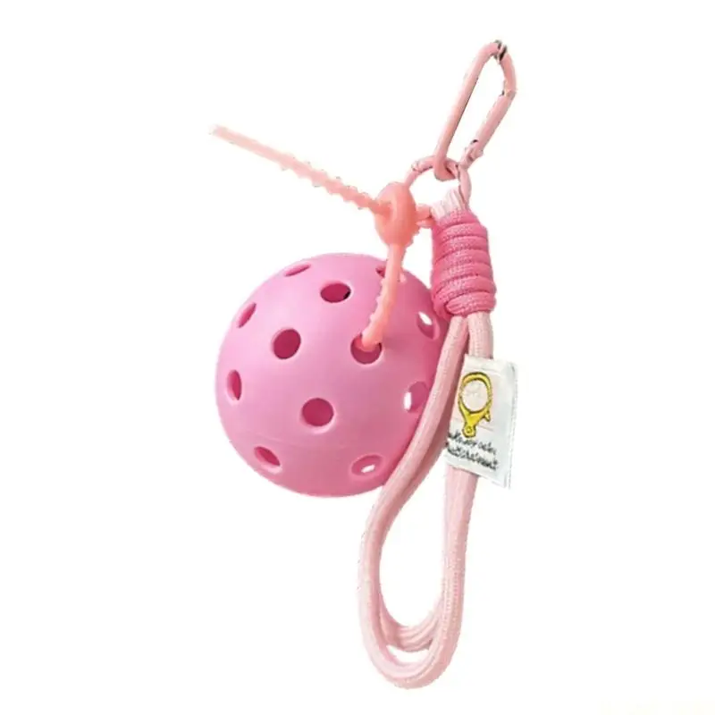 M5TC Backpack Clip Holder Keychain Pickleballs Shaped Pendant For Key Multifunctional Pickleballs Decorstions Ornament