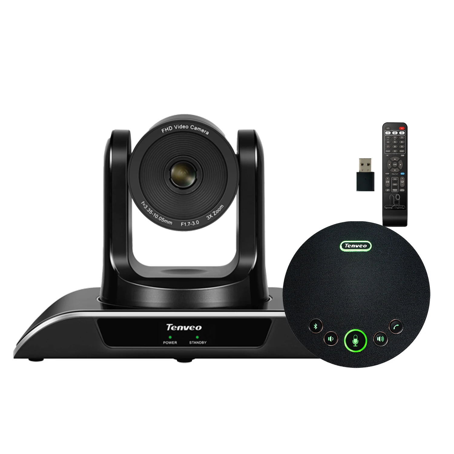 Video Conference System PTZ Optics 3x Zoom Conference PTZ 4K 1080P UHD Camera With BT Speakerphone Meeting Room Solution