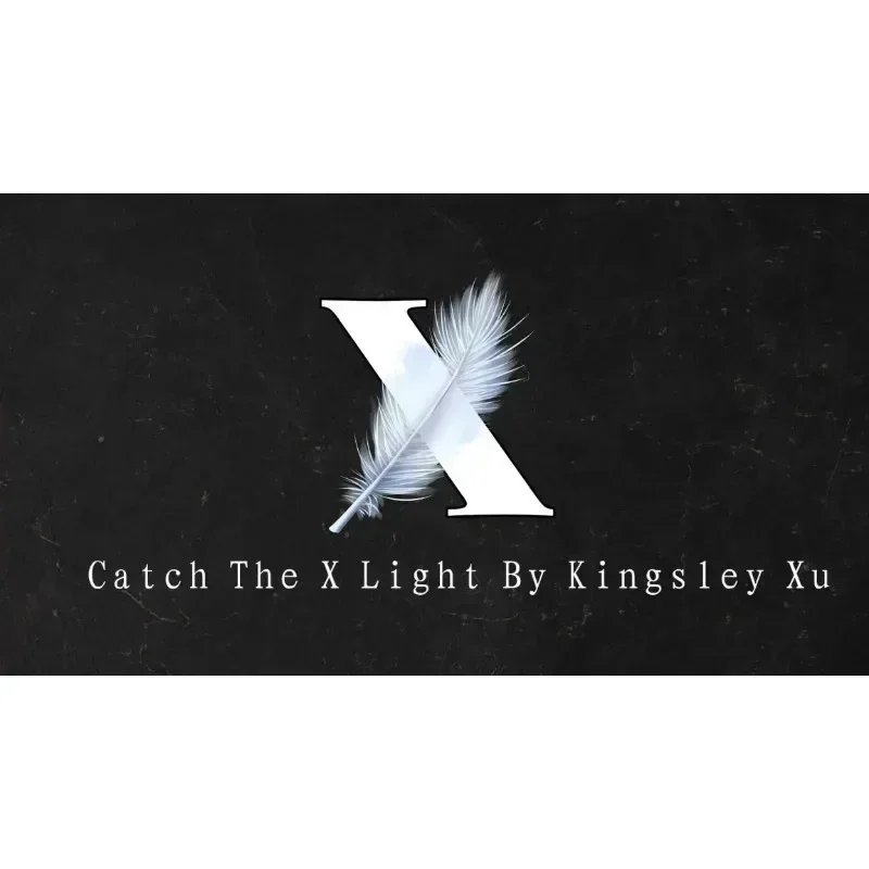 CATCH THE X LIGHT BY KINGSLEY XU Magic Tricks Floating Light To Wand Magie Gimmick Stage Mentalism Props Illusions Feather