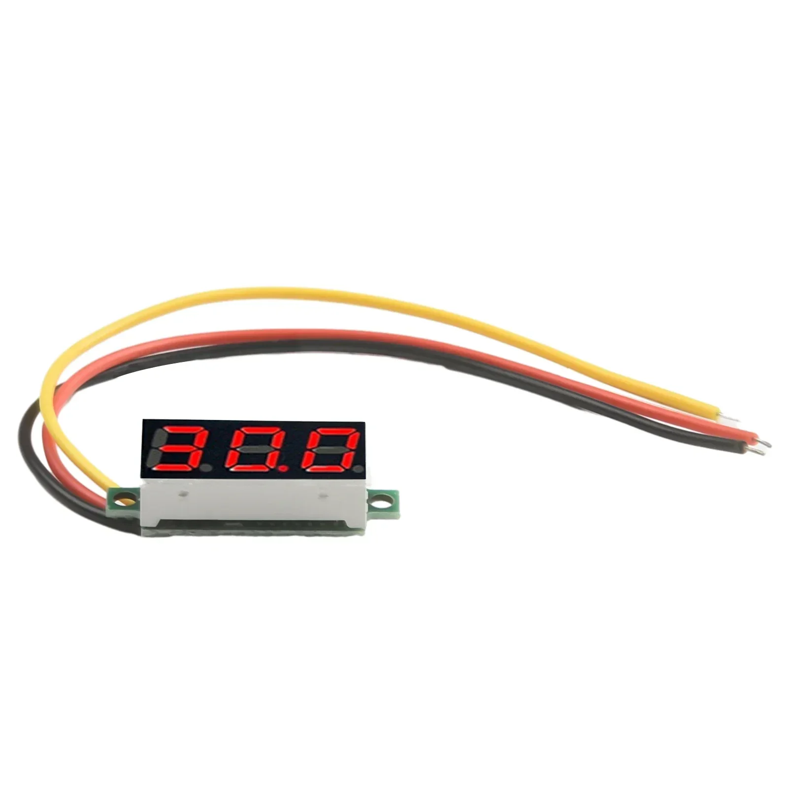 Nickel Metal Hydride Battery Pack Voltmeter 0 28 inch 3 Wire LED Digital Voltmeter DC0100V Reverse Connection Protection