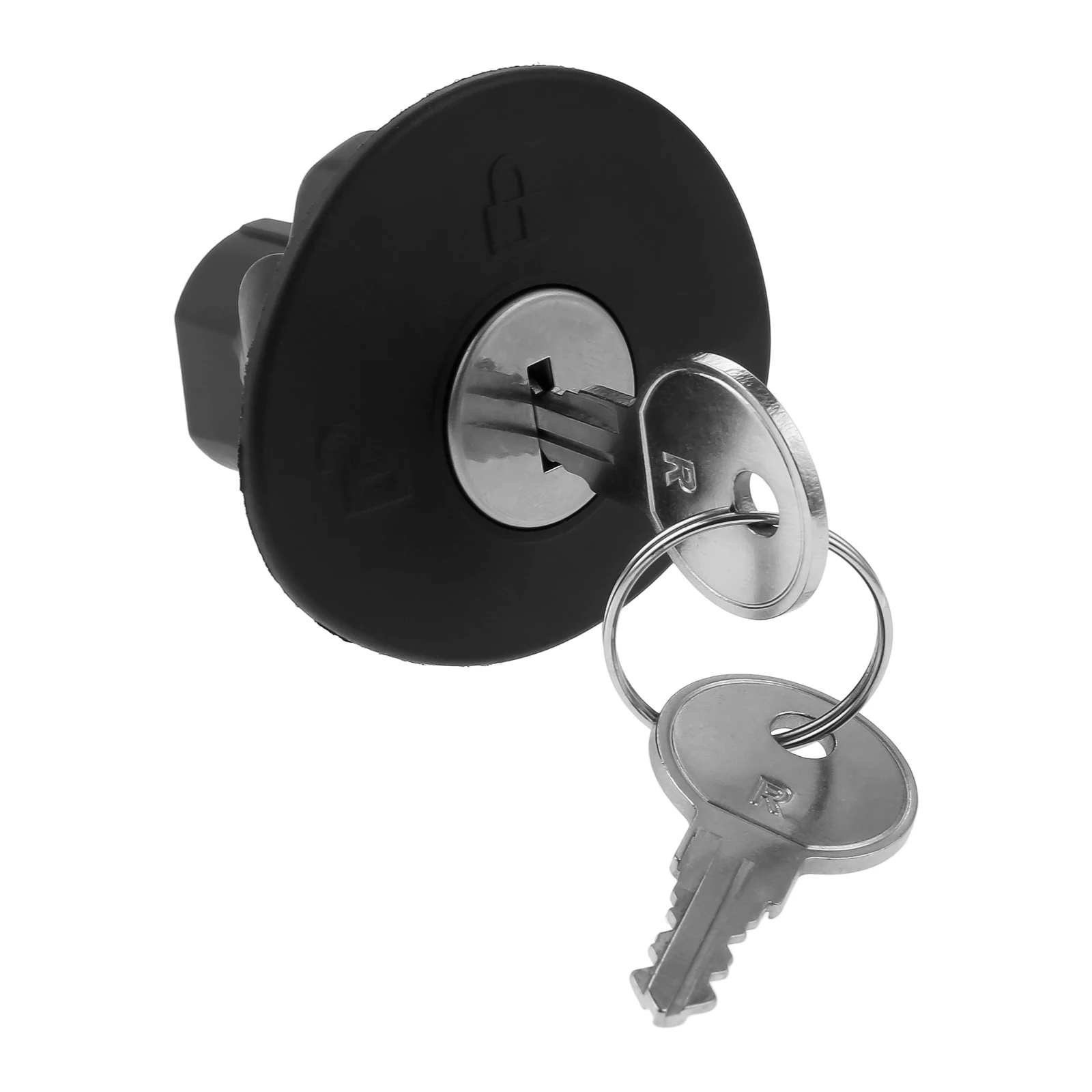 Locking Gas Cap 8U5Z-9C268-B Fuel Tank Cap Locking Fuel Cap 2 Keys for Ford Edge Escape for Lincoln MKZ for Mercury Mountaineer