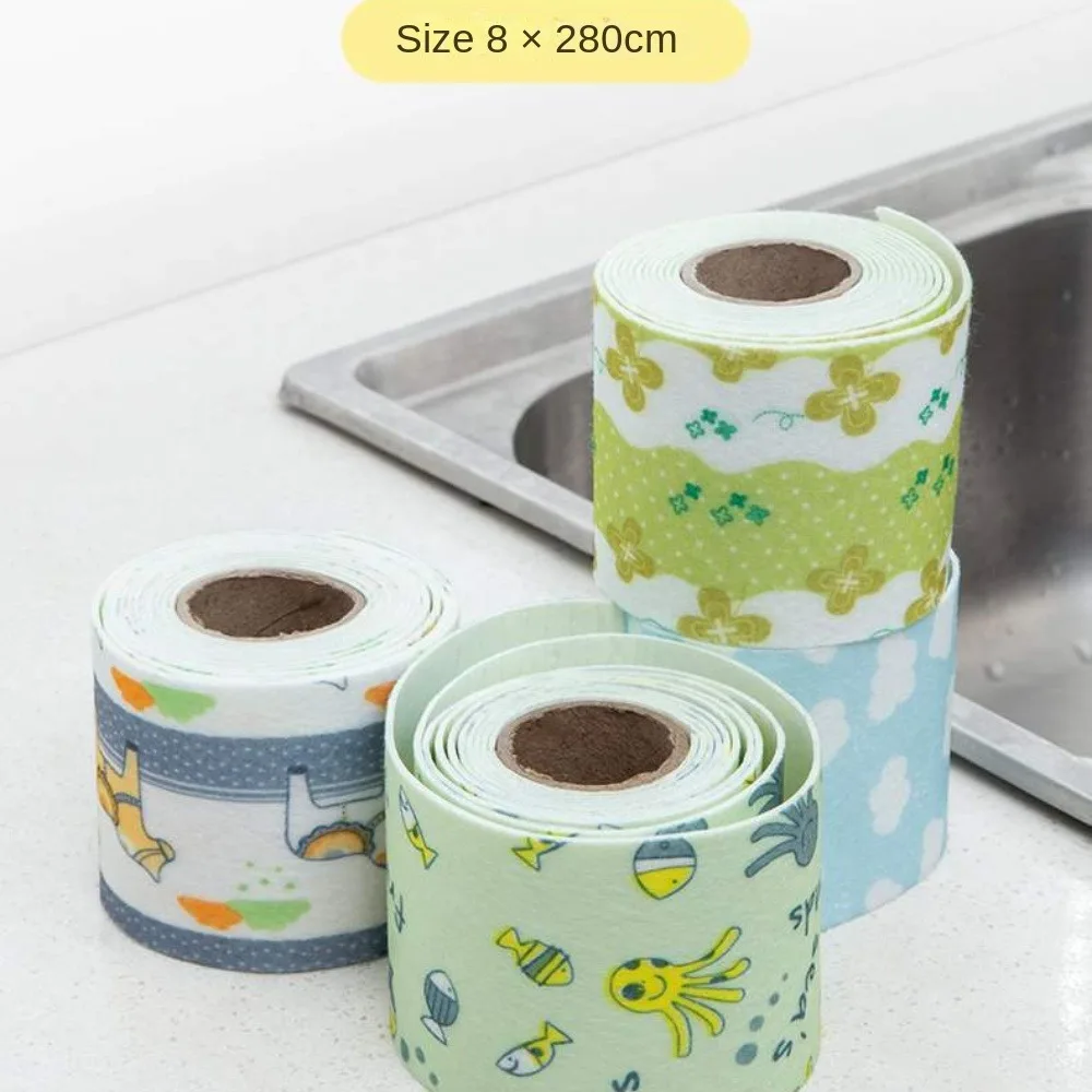 Reusable Window Water-absorbing Sticker Washable Window Sill Anti-frost Dew Sticker Cartoon Sink Tape Sink Absorbent Sticker