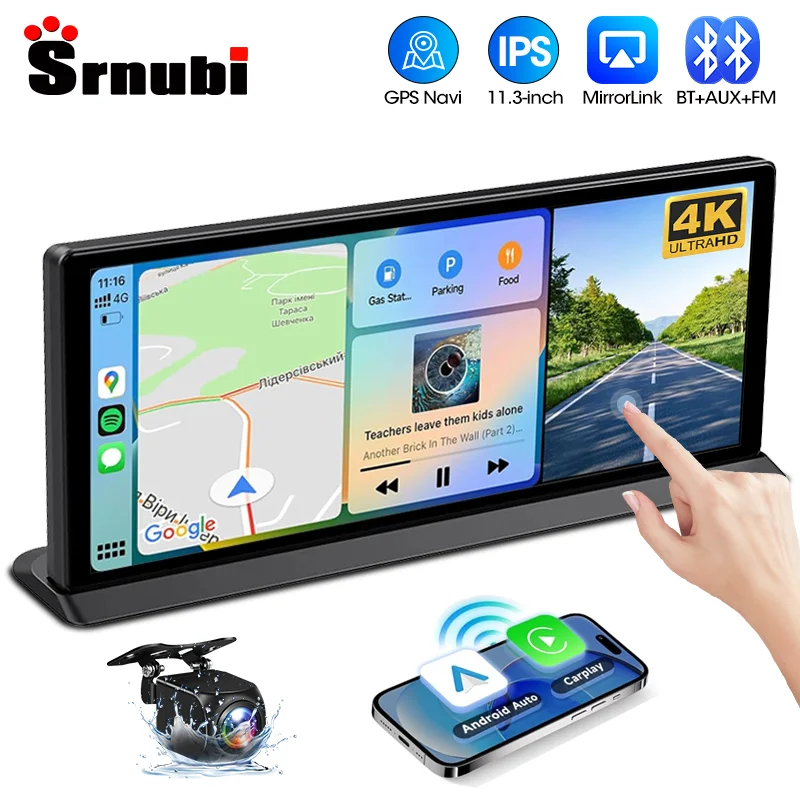 Srnubi Carplay Screen for Car, 11.3