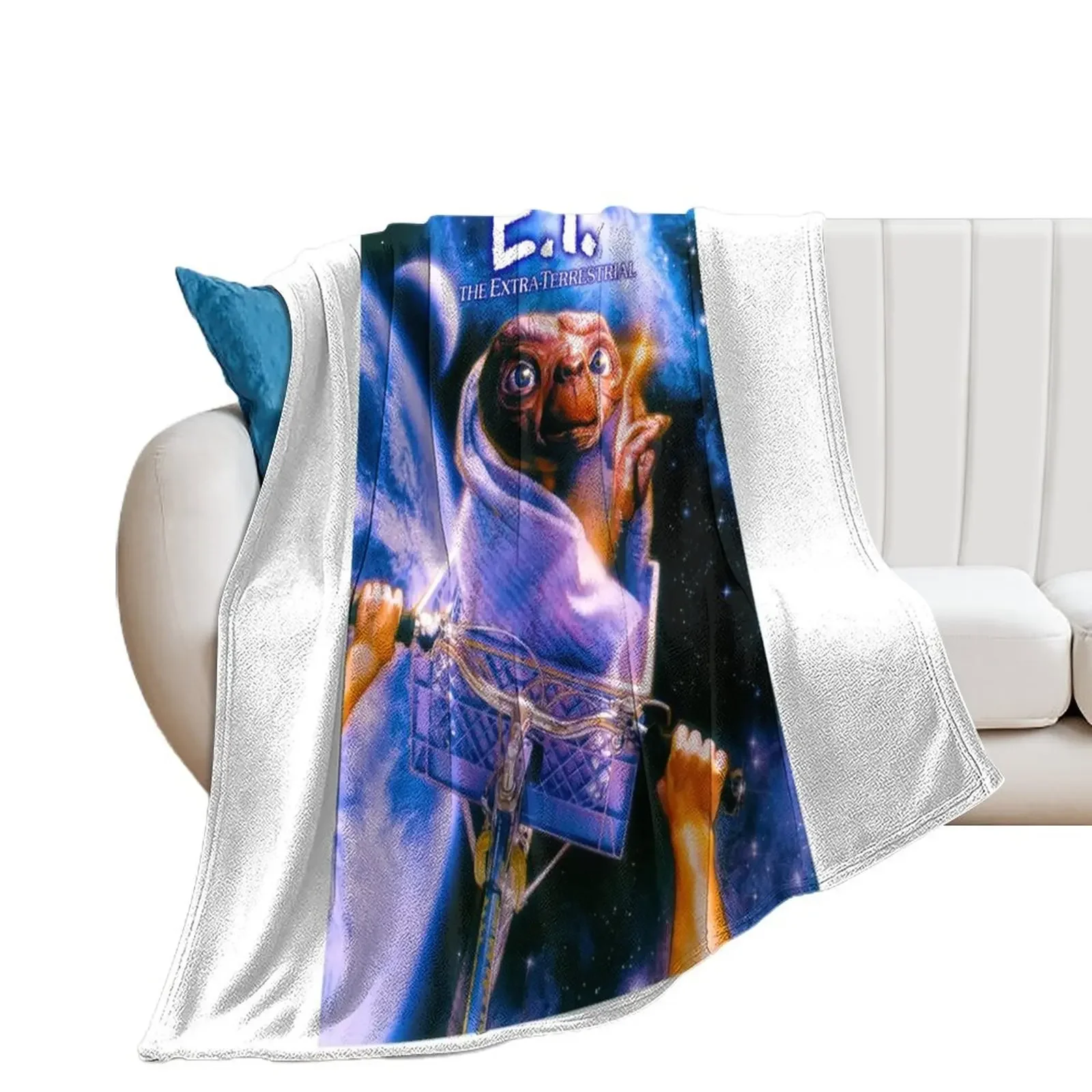 ET the Extra Terrestrial Throw Blanket Luxury Brand Personalized Gift Designers Blankets