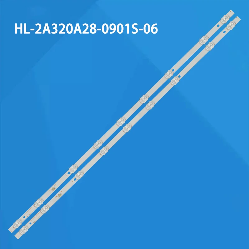 

10pcs LED Backlight strip for HL-2A320A28-0901S-06 A0 8D2A-DLM3-200900 HV320WHB-N80 STV-32LED15 32DLE250 32DLE252 PB08D581