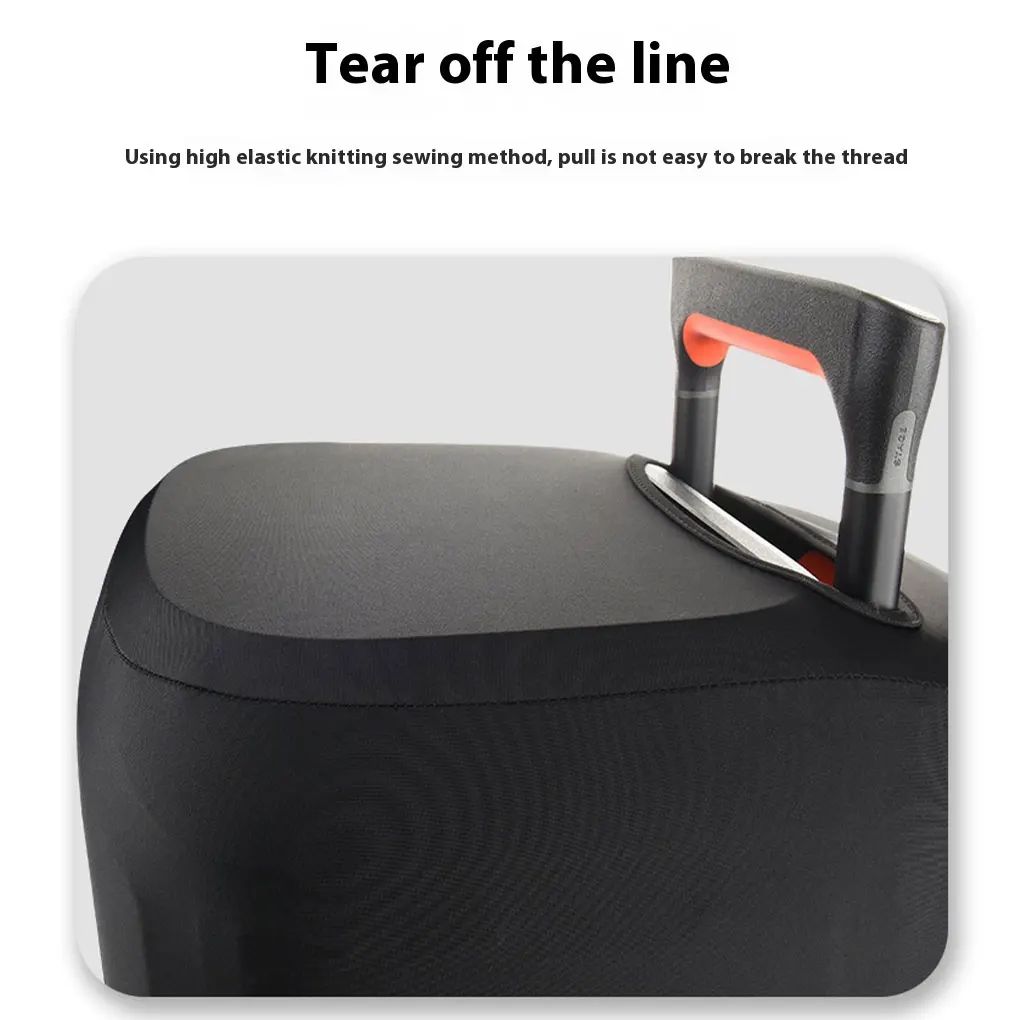 Czarny Przenośny Slim Premium Partybox Miękki Pokrowiec Ochronny na Głośnik Odporny na Kurz