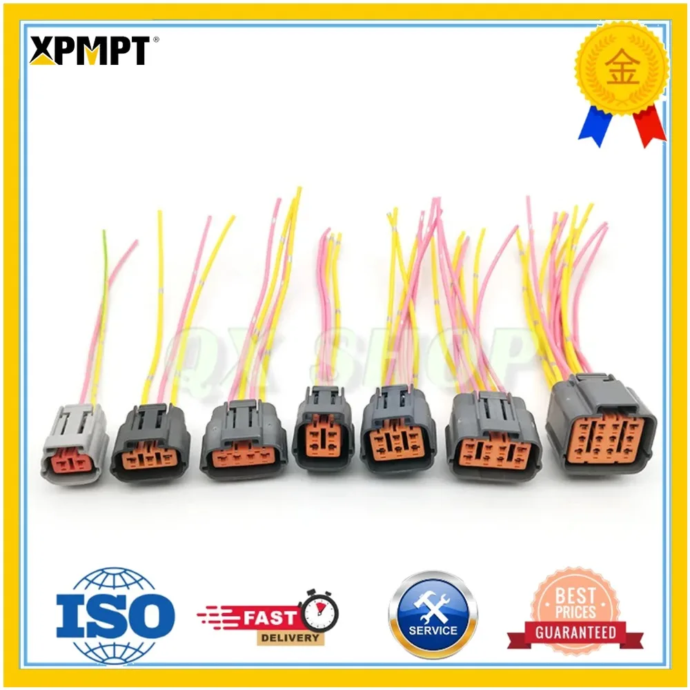 Excavator and car Female plug for construction machinery circuits, wiring harnesses, solenoid valves, sensors, and motor Wire