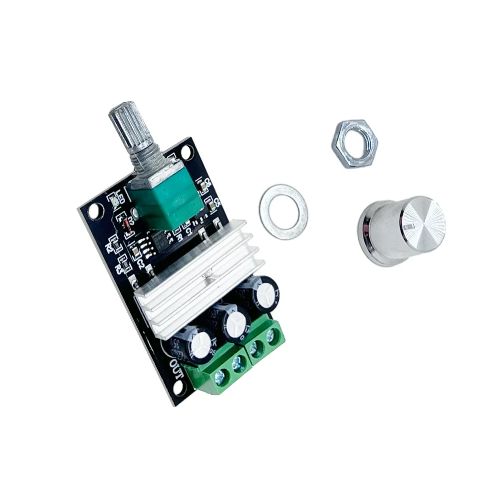 DC 6V 12V 24V 28V 3A 80W Regolatore di velocità del motore DC PWM Interruttore di velocità variabile regolabile Driver del motore DC