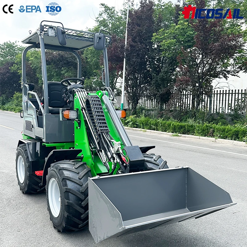 Electric Telescopic Loader Compact Wheel Loader Hydrostatic Mini Loader Custom CE for Agriculture Landscaping Construction
