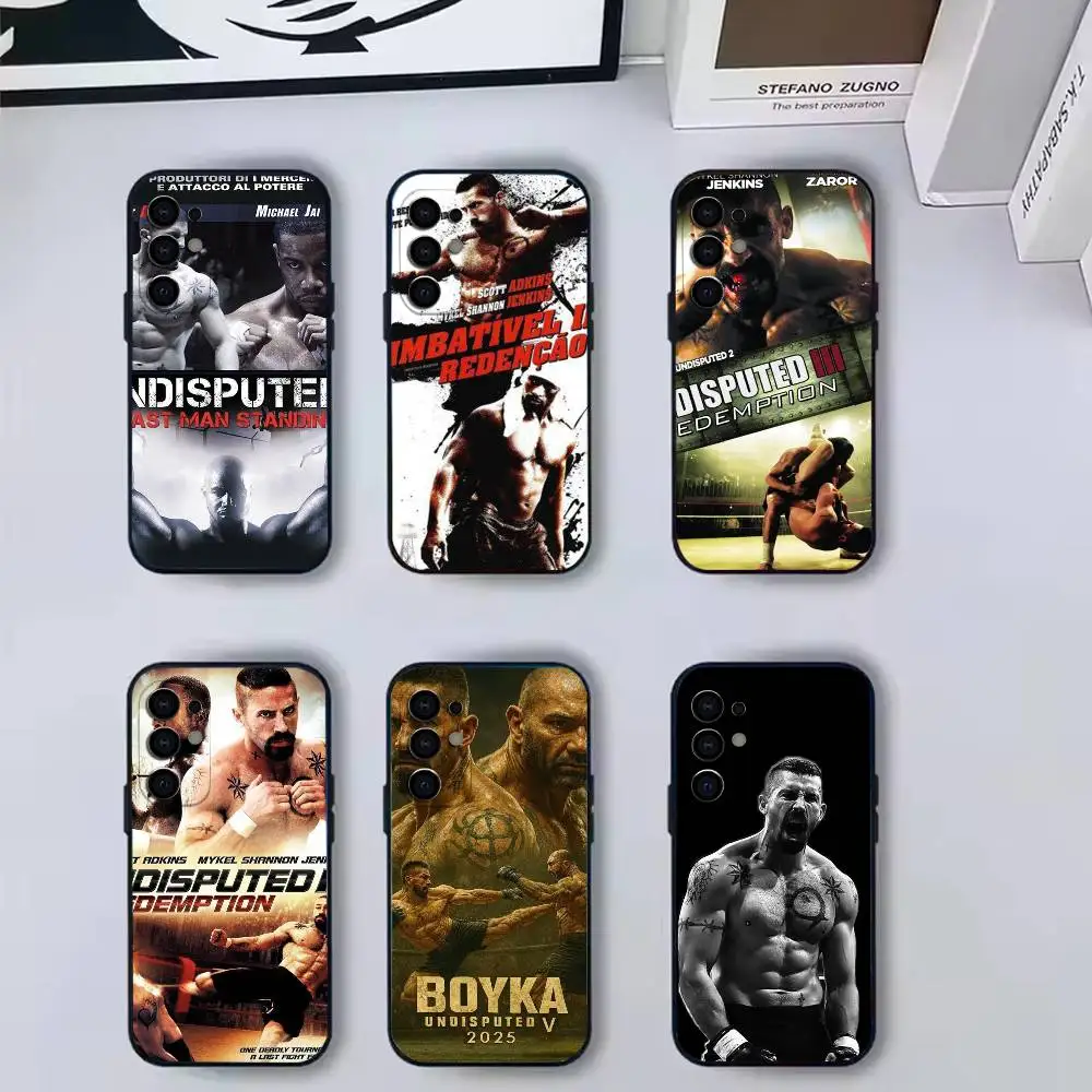 TV  U-Undisputed-ED  Phone Case For Samsung S 25,24,23,22,30,21,10,9,Ultra,Plus,Lite,FE,4,5 G Soft Black Case