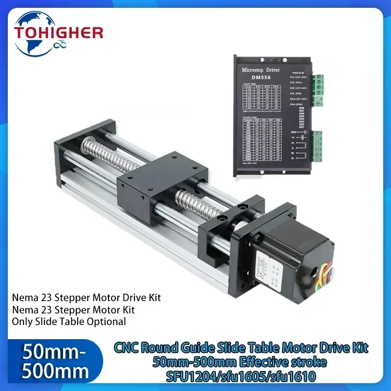 

Linear Guide Rail Table Motorized Sliding Table Double Optical Axis Ball Screw Linear Motion Stage Single Axis Actuator XYZ Axis