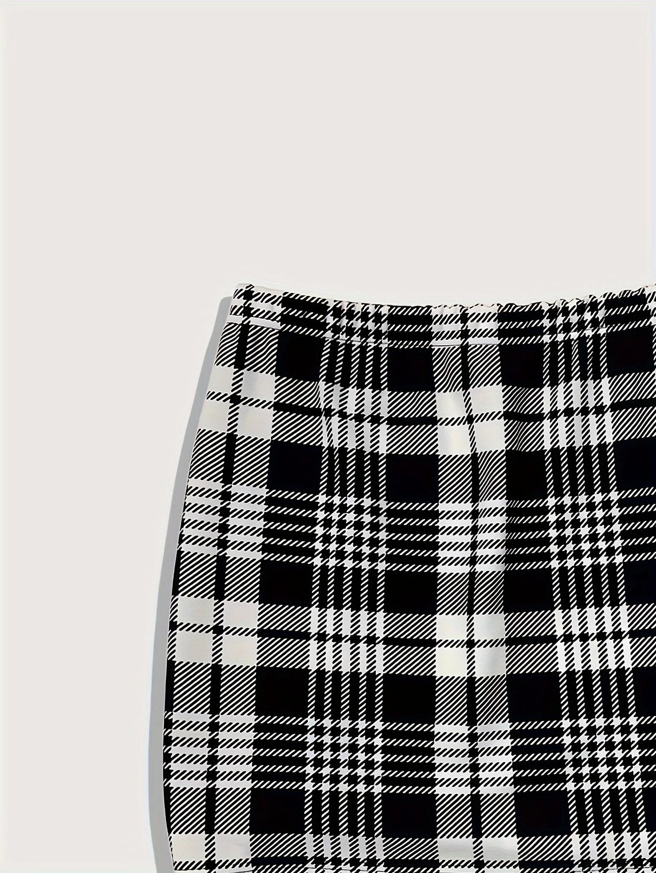 Chic Plaid Mini Skirts 2-Pack - Elegant A-Line Bodycon with Stretch Versatile Spring to Fall Women\'s Fashion Essentials