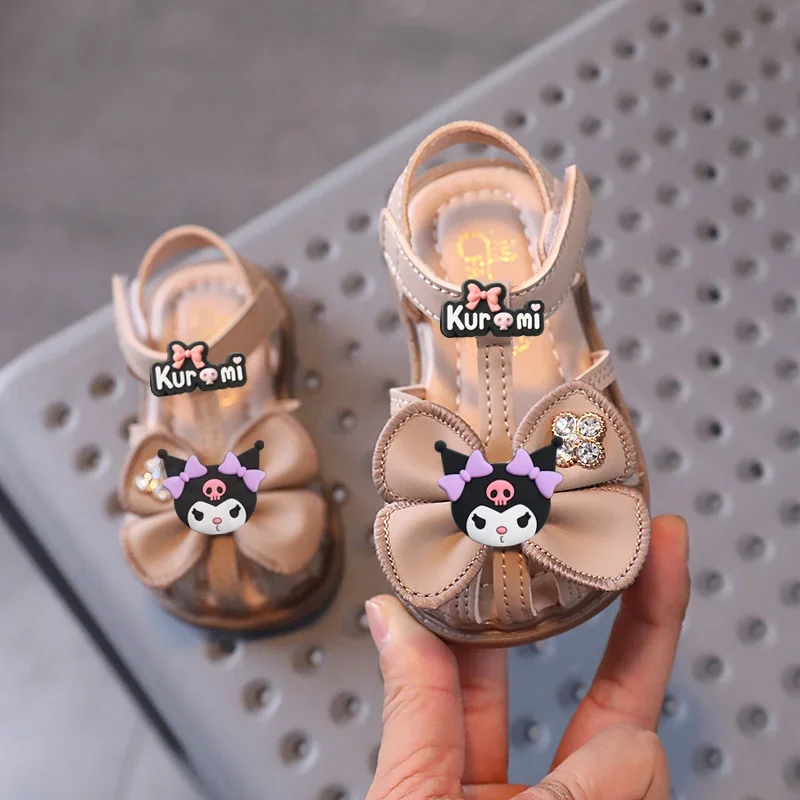

Sanrio hello kitty summer baby beach shoes girl sandals princess children soft soled baby toddler shoes breathable toecap kuromi